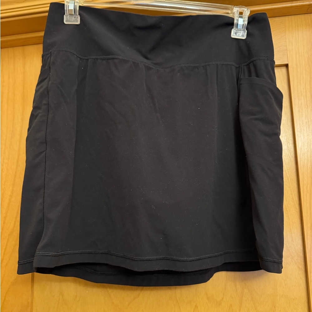 Athleta black skort with Side Pocket size XL